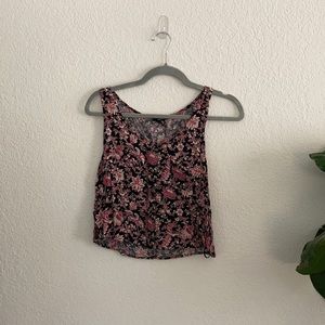 Button Down Crop Tank